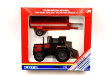 Vintage ERTL Case International Tractor 2294 & Side Discharge Spreader #697 picture