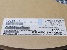 (25 pc)EEV-FC1V100R PANASONIC CAP ALUM 10UF 20% 35V SMD picture