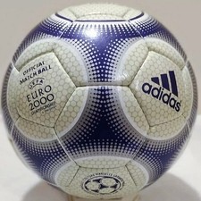 Adidas UEFA Euro Championship Terrestra blue stream FIFA 2000 football size-5 picture