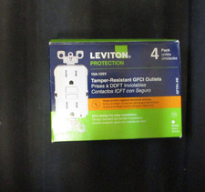Leviton Protection GFTR1-4W  Tamper Resistant GFCI Outlets picture