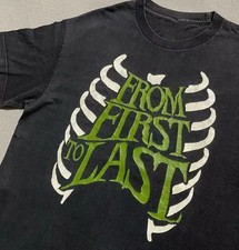 Vtg From First to Last Band All Size Unisex Black Shirt picture