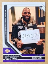 2023-24 Panini Instant Lebron James First to 40K Points #391 Milestone 3/2/2024 picture