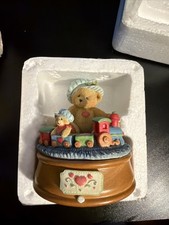 NEW Cherished Teddies -Christmas Train  Musical: Santa Claus Is Coming - 912964 picture