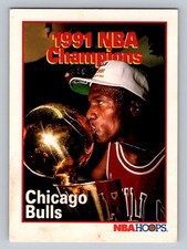 1991-92 Hoops 1991 NBA Champions #543 Chicago Bulls picture
