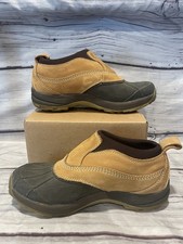 L.L. Bean Women's ankle duck boots size 11 Brown Tan outdoor casual hunting picture