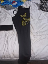 Beautiful customized leggings 😍 no boundaries brand  black with gold printed b picture