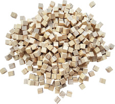500 Pcs Unfinished Wood Cubes 1 Cm Wooden Blocks Crafting Small Wood Cubes picture