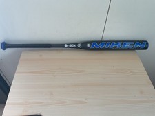 Miken Maniac slowpitch softball bat 34” 28oz 100% ALLOY picture