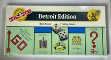 Monopoly Detroit Edition Board Game By Hasbro Sealed 1997 Vintage SEALED picture