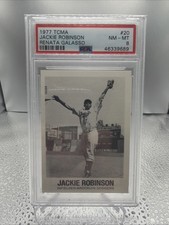 1977 Tcma Renata Galasso Set-Break # 20 Jackie Robinson PSA 8 NM-MT picture