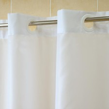 Hookless It's A Snap PEVA Snap-In Replacement Shower Curtain Liner 71x54
