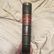 The Argosy Vol XXXVIII July-Dec 1884 Mrs Henry Wood Illus Leather picture