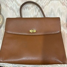 COACH CARAMELCLASSIC MADISON DRAKE PINNACLE BRIEFCASE BAG MADE IN ITALY picture