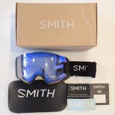 New Smith 4D Mag Black Goggles Chromapop Storm Yellow Flash Lens Skiing Snow Ski picture