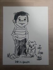 Irwin Hasen Dondi Comic Artist Sketch picture