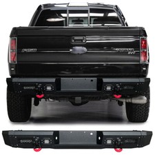 Vijay For 2010-2014 Ford F150 Raptor SVT Steel Rear Bumper W/LED Lights&D-Ring picture