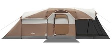 Portal 8 Person Family Tent for Camping with Screen Porch, 8 person, Brown picture