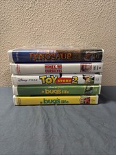 Vintage Clamshell Disney VHS Tapes Lot Of 5 picture