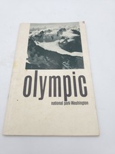 Vintage Olympic National Park Washington Handbook Gunnar Fagerlund 1965 NPS picture