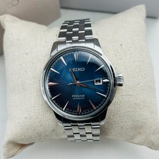 Seiko Presage SRPB41 Cocktail Time Blue Dial Men's Automatic Watch New/Box picture