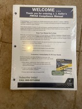 FMCSA Compliance Manual (sealed, loose pages) Updated July 2016 J. J. Keller picture