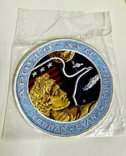 Apollo 17 EC Crew Initial Patch ABEmblem Factory Sealed Original Plastic Rare picture