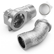 Quick-Release Magnetic Dryer Vent Connector Kit,90° /180°Angle & 2.6ft Hose picture
