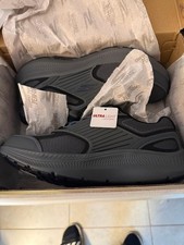 New Mens Sketchers Go Run Consistent size 9 charcoal/blue picture