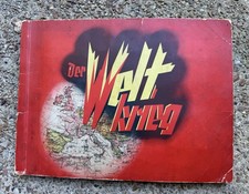 DER WELTKRIEG Original 1937 German Cigarette Card Album about WW1 picture