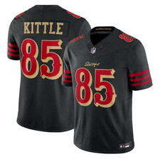 Men's 49ers #85 George Kittle Black 2025 Rivalries Limited Stitched Jersey S-3XL picture
