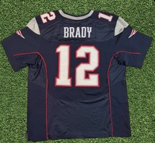 Nike Authentic NFL New England Patriots Tom Brady Elite Jersey #12 48 Rare picture