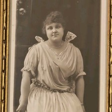 Antique c1910 Pansy G. I'Lang Spokane WA Portrait Photo Palace Framed picture