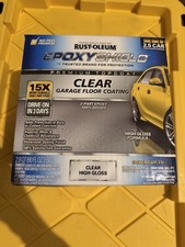Rust-Oleum EpoxyShield High Gloss Clear Premium Floor Coating Kit 90 oz picture