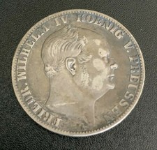1859-A German States Prussia Silver Thaler -  Choice VF picture