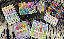 Coloring Set - Ohuhu, Shuttle Art, Acrylic Markers, Gel Pens, Coloring book picture
