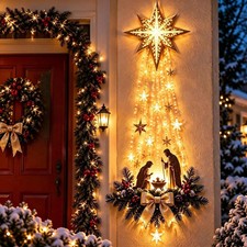 Bethlehem Star of Faith Lighted Nativity Wall Decor New LED Christmas picture