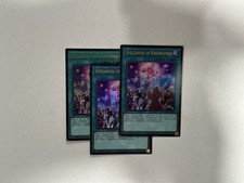 3x Spellbook of Knowledge 1st Edition Ultra Rare CH02-EN033 Yu-Gi-Oh NM picture