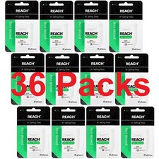 36 Packs Reach Mint Waxed Dental Floss Each 55 yd (50.2 m) picture