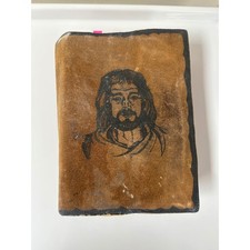 Vintage 1964 Thompson Chain Reference Bible KJV 4th Ed Suede Jesus Wrap Cover picture