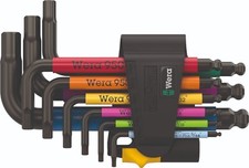 Wera 950/9 Hex-Plus Multicolor 3 L-Key Set SAE 9 Pieces 05022641001 picture