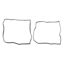 Left Right Door Body Rubber Seal Set for VW Beetle 1950-1966 Black 167-0280 picture