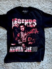 Anuel AA Legends Never Die Tour T-Shirt Tee Men's L Black Large Music Official picture
