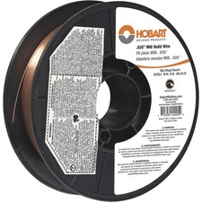 Hobart MIG Welding Wire, ER70S-6 Carbon Steel, .035in., 10-Lb. Spool, Model# picture