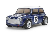 Tamiya Mini Cooper Racing Electric 1/10 FWD/RWD On-Road Kit MB-01 Blue TAM58747 picture