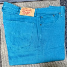 Levi’s 501XX Turquoise Blue Jeans Men’s W40 L34 Rare Color picture