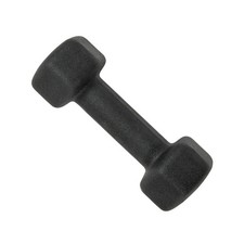 CAP 5 lb Neoprene Hex Dumbbell Black Single Hand Weight Strength Training picture