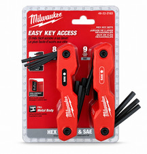Milwaukee 48-22-2183 17-Piece Folding Hex Key Set SAE Metric Allen Wrench picture