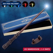 Light Up Magic Wizard Wand with 5 Static Light Color, Rechargeable Illuminating picture