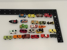 Vintage Micro Cars Lot Hot Wheels Hasbro Playmates PTI Mini⁠ Tara Toy Retro picture