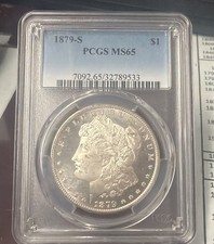 1879-S Morgan Silver Dollar PCGS MS65 picture